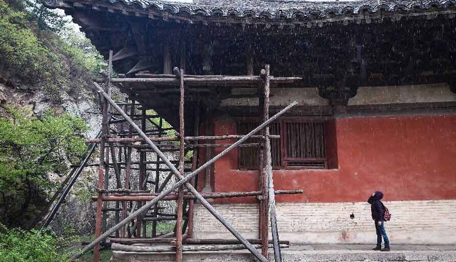 中国现存最大唐代木构建筑佛光寺东大殿&ldquo;拄拐&rdquo;已十余年
