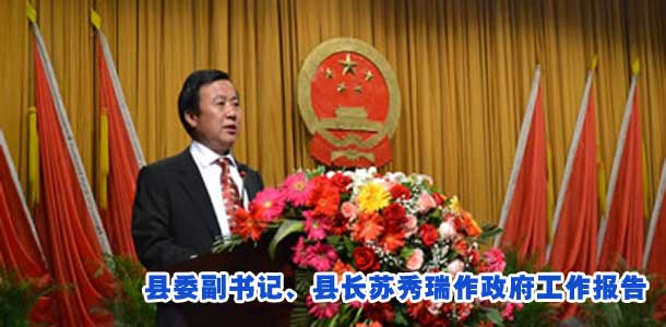 苏秀瑞作政府工作报告